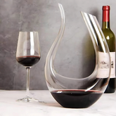 Crystal U Shaped Decanter
